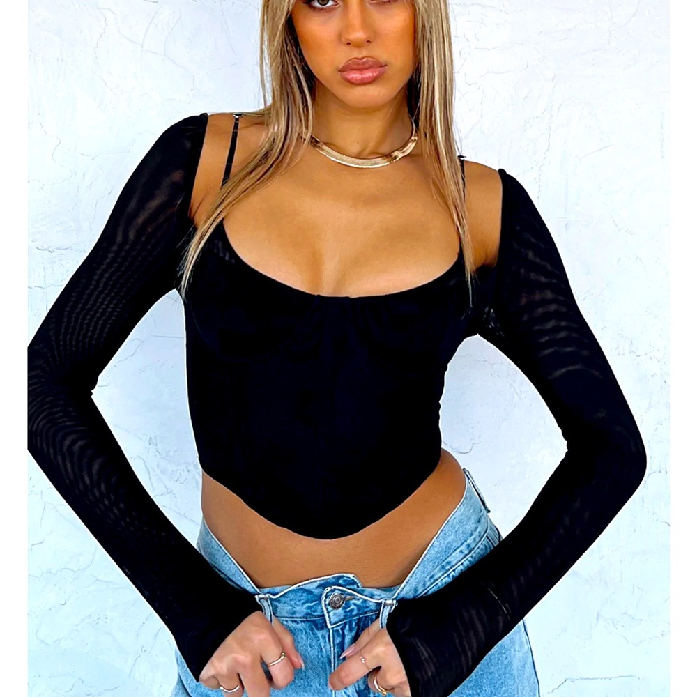 Cute corset top! Brand new. Push up